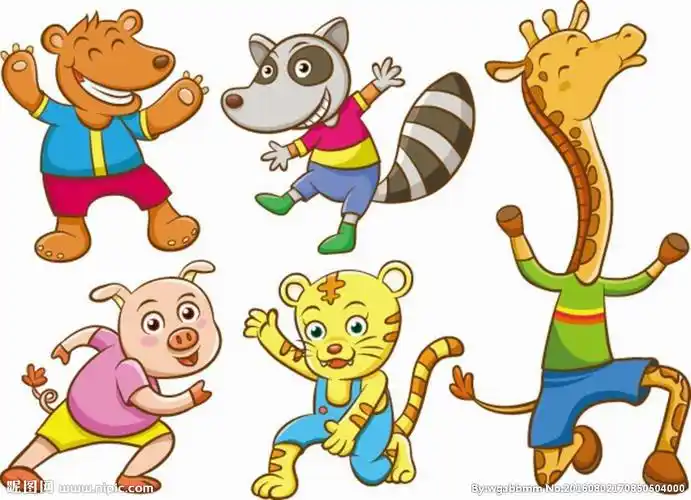 卡通动物设计图__动漫人物_动漫动画_设计图库_昵图网nipic.com