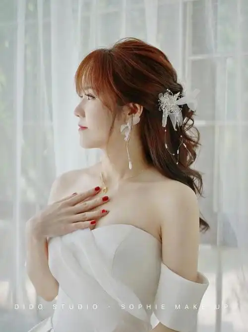 散发造型也可以仙气飘飘啊