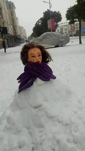 这是桐城哪个堆的雪人啊太有才了笑死我了