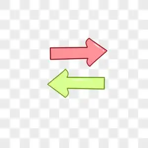 箭头指向左边图片