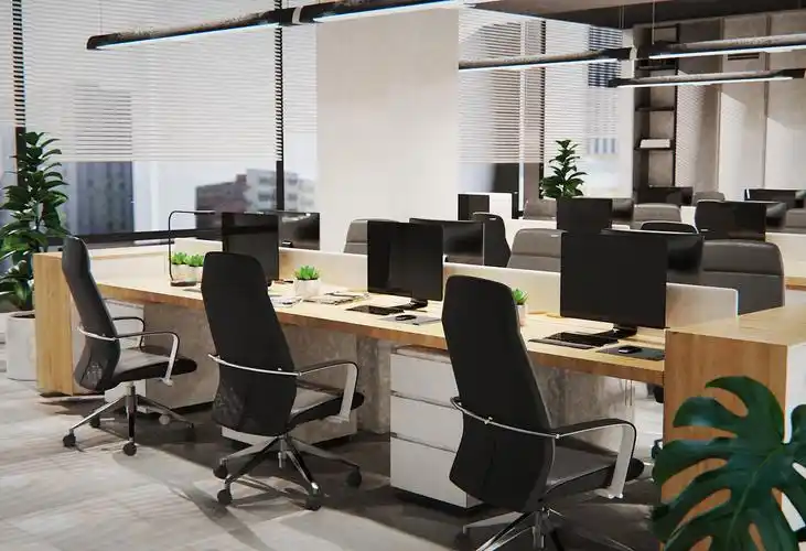 室内办公室办公场景