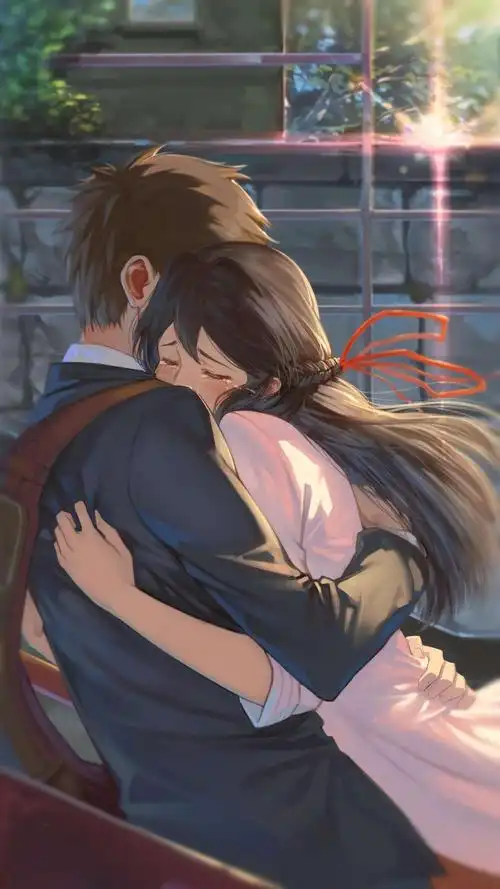 想拥抱你_手机壁纸_动漫卡通手机壁纸_我要个性网