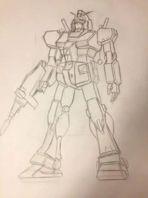 迷你高达画简笔画画高达的简单简笔画迷你高达画简笔画高达简笔画一步