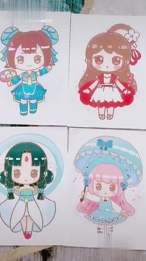 迷你世界皮肤 卡通画 画迷你世界皮肤 迷你世界皮肤 马克笔手绘 迷你