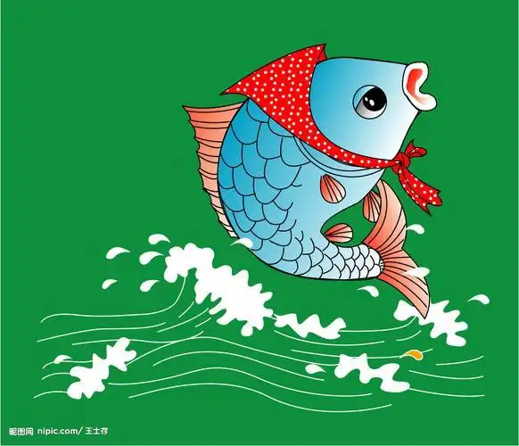 小鲤鱼历险记简笔画 小鲤鱼历险记简笔画图片大全彩色