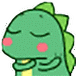 绿色小恐龙表情包大全 绿色可爱小恐龙gif表情包-可爱表情