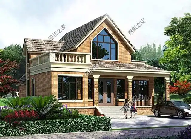 实用农村一层半房子图片养老也可以经济实惠