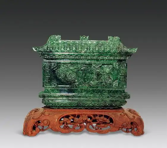 0036现代铁龙生干青影璧