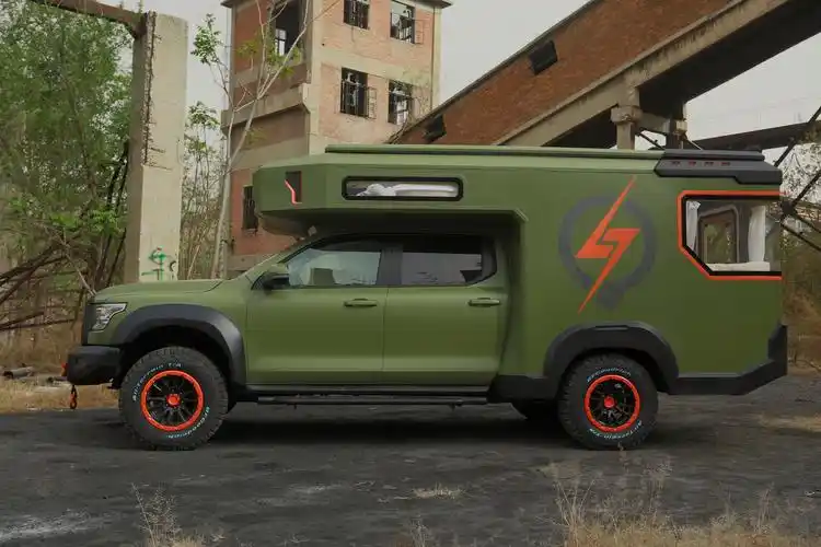 上海车展实拍:最强动力国产皮卡房车,山海炮旅居车曝光!