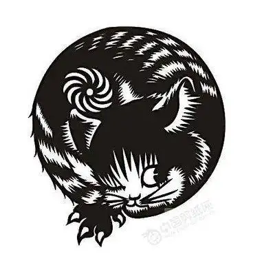 《九九耄耋图》剪纸画猫图片大全图片大全图片大全供应剪纸小猫衡水市
