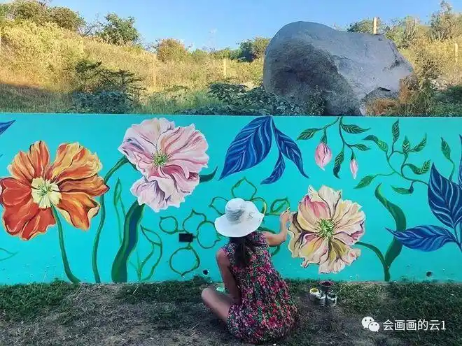 美到炸的墙绘作品欣赏