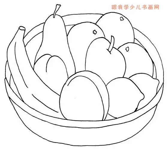 橙子简笔画涂色2简笔画橙子简笔画橙子简单各种各样水果简笔画 苹果树