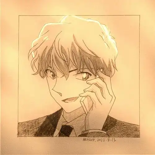 一个颜值又高,对时间掌握精准的帅哥——白马探#白马探  #手绘