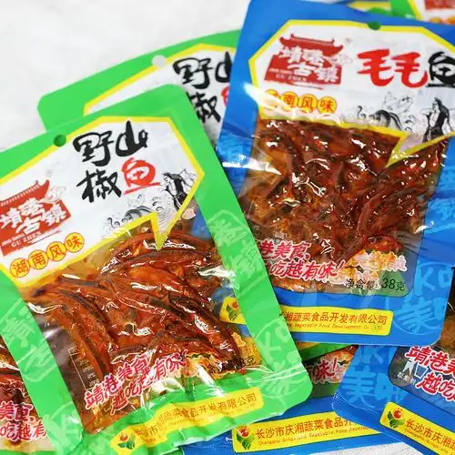 毛毛鱼湖南特产靖港古镇小鱼仔长沙香辣麻辣鱼干小鱼大包装辣零食