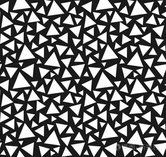 无缝三角形图案.矢量背景
