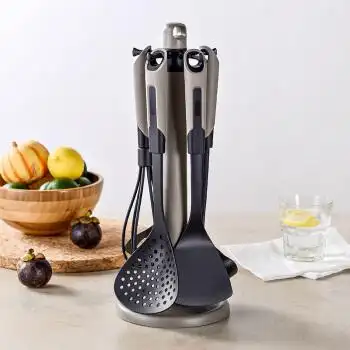 厨房烹饪用具不粘锅专用锅铲勺组合 汉特不粘锅专用锅铲工具5件套