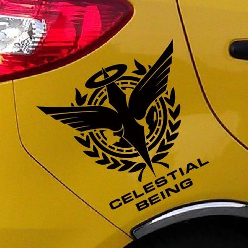 机动战士celestial being小划痕遮挡装饰天人私人组织个性汽车贴