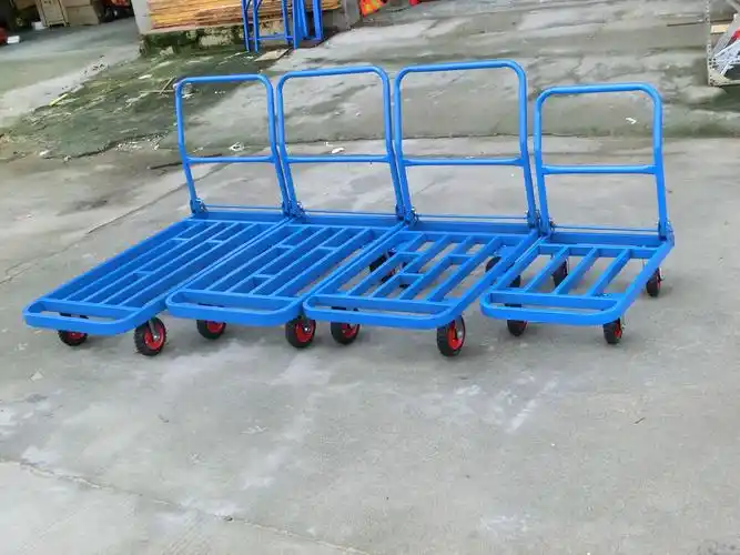 平板车折叠拉货车推货车静音手推手拉车钢架钢板车角铁广东包邮