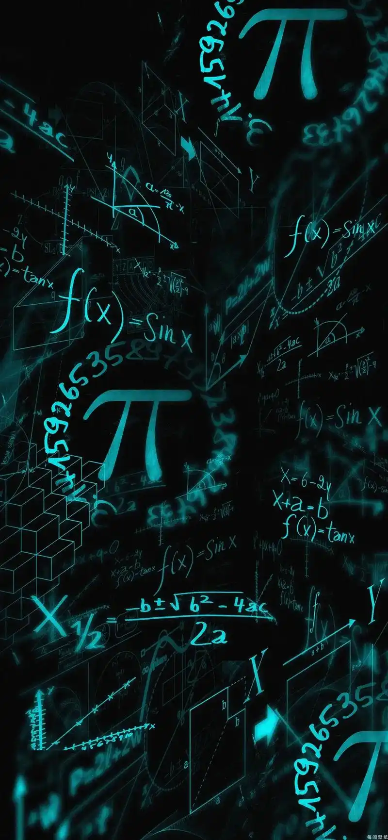 数学公式,你记住了几个?#壁纸潮图  #壁纸#锁屏壁纸  # - 抖音