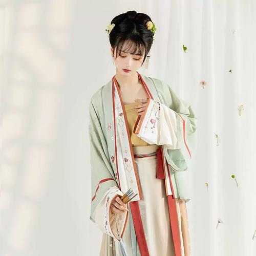 直袖百迭裙改良汉服短衫南陌宋制半袖池夏春抖音同款日常中国