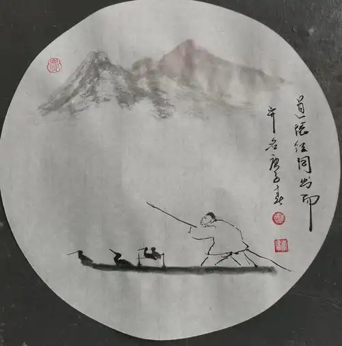 禅意国画作品欣赏