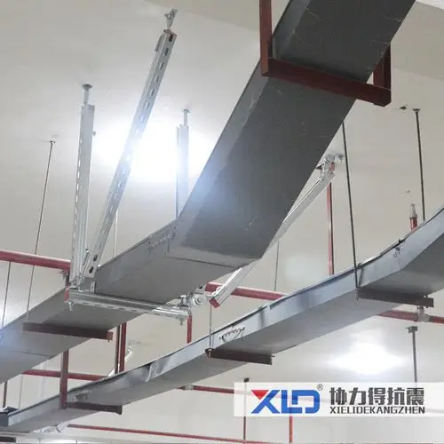 纵向抗震支吊架厂家十堰矩型风管侧向综合抗震支架厂家十堰桥架侧向抗