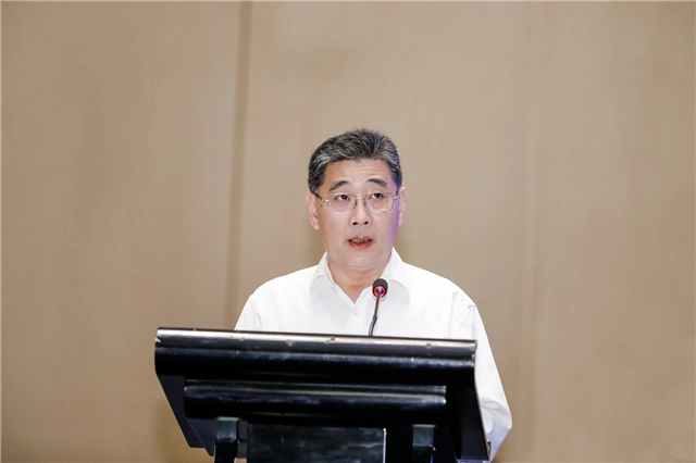 武汉市委常委,武汉经开区工委书记,汉南区委书记彭浩致辞 摄影 张敏