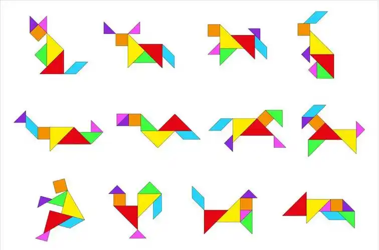 七巧板拼动物 教你用七巧板拼出十二生肖