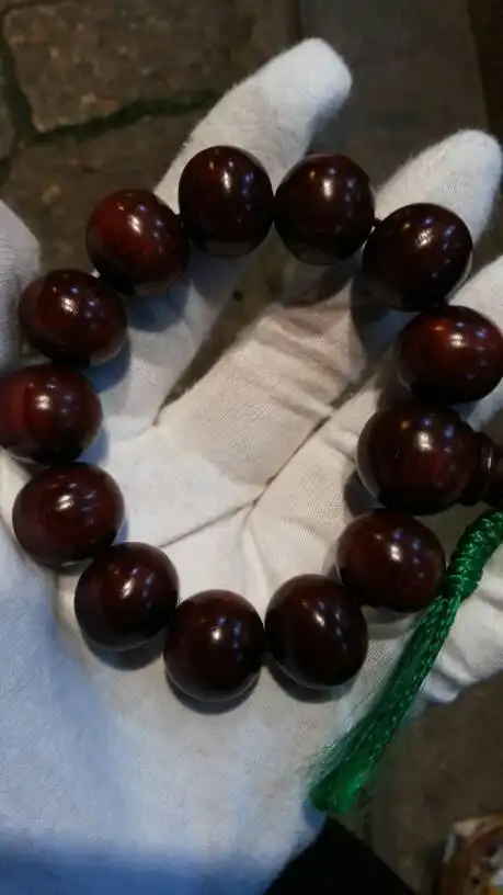 紫檀手串包浆了是什么样的?