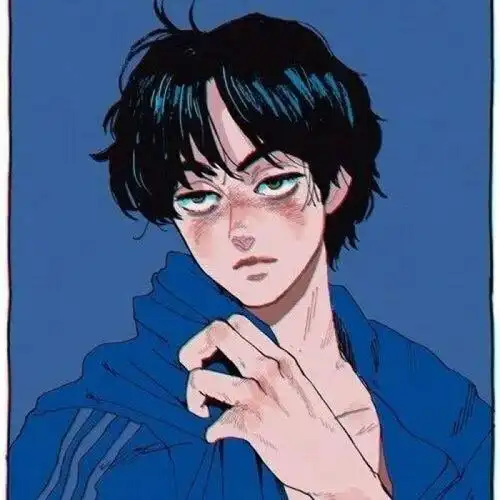 男头,帅气,拉风,背景,头像,潮流,韩风,动漫,漫画,板绘