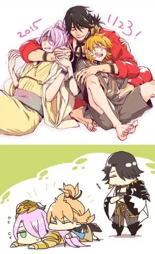 主要是虎彻三兄弟.蜂须贺简直就是白马王子!浦岛纯情的2333.