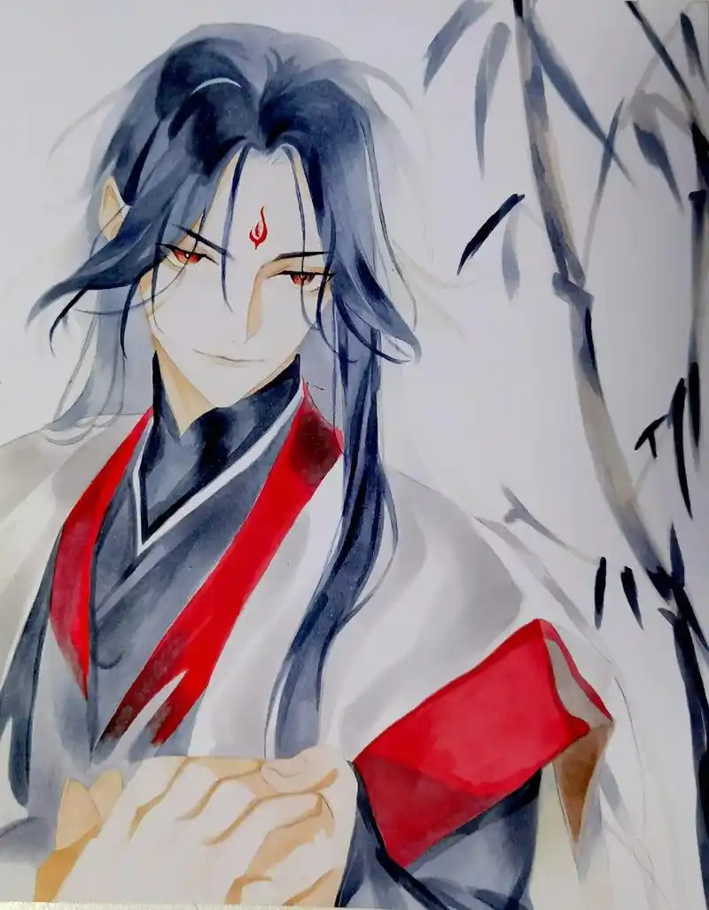 临摹 #手绘 #马克笔 #古风 #绘画过程 #帅哥 #耽  - 抖音