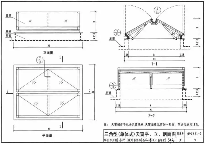 09j621-2:电动采光排烟天窗