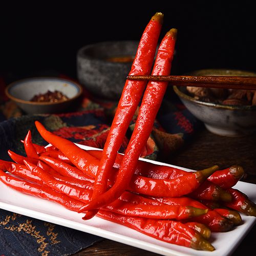辣椒四川泡菜荆条泡酸海椒长青椒泡长美人椒腌腌制