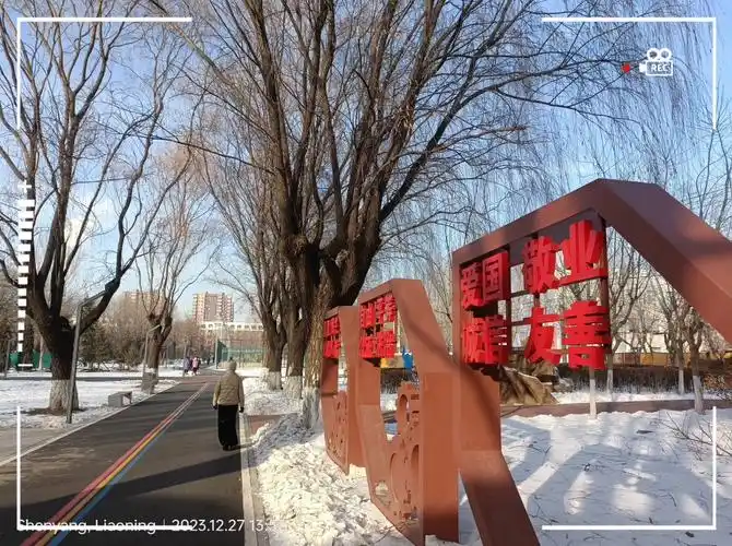 苏家屯劳动公园冬季美景