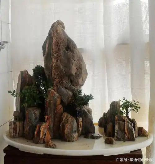 真石头假山,置石的特点,华通园林