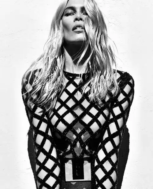 balmain2016春夏黑白时尚大片摄影stevenklein