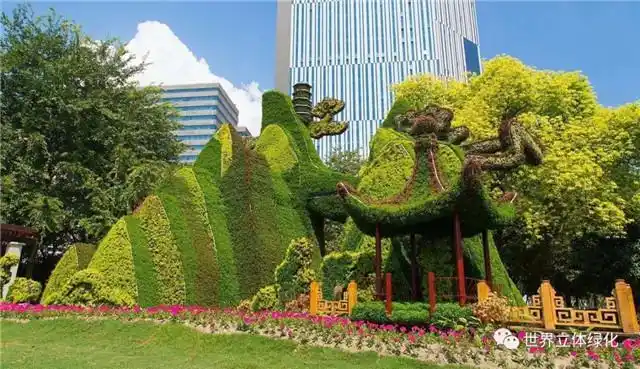 城市绿化必不可少的造景应用:立体花坛营造大全