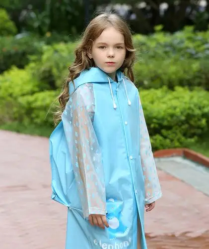 童卫士儿童雨衣带书包位男童雨衣女童小学生幼儿园宝宝小孩雨衣