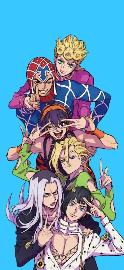 jojo黄金之风主角团