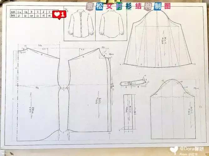 服装制版  #服装结构制图  #服装