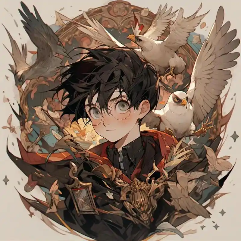 哈利波特卡通头像 你相信魔法,他就存在