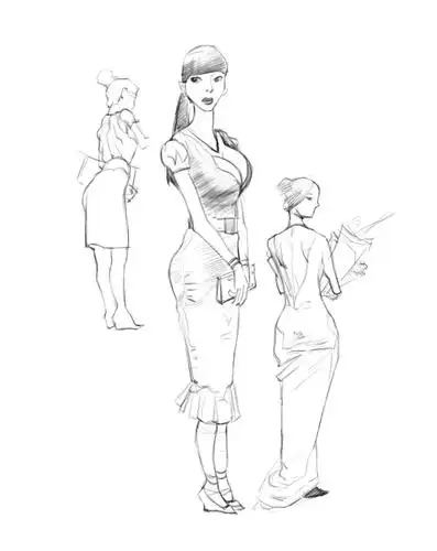 金政基先生的速写好难临摹啊