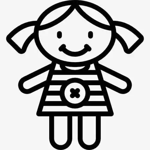 娃娃简笔画适量