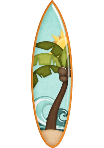 冲浪板卡通图片-冲浪板卡通设计素材-冲浪板卡通素材免费下载-万素网