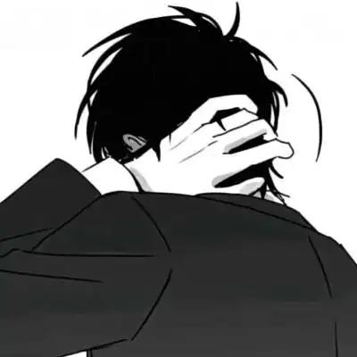 高清优质黑白动漫男头成熟霸气超酷高冷森系黑白