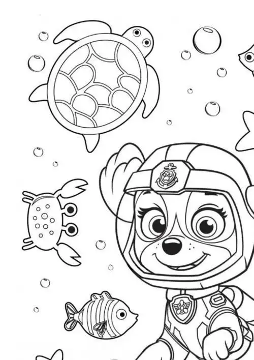 汪汪队立大功巡逻车简笔画