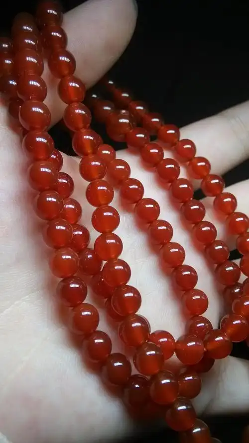 红玛瑙手链求鉴定