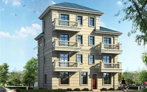 三层半复式豪华农村别墅120平堂屋露台阳光房样样俱全