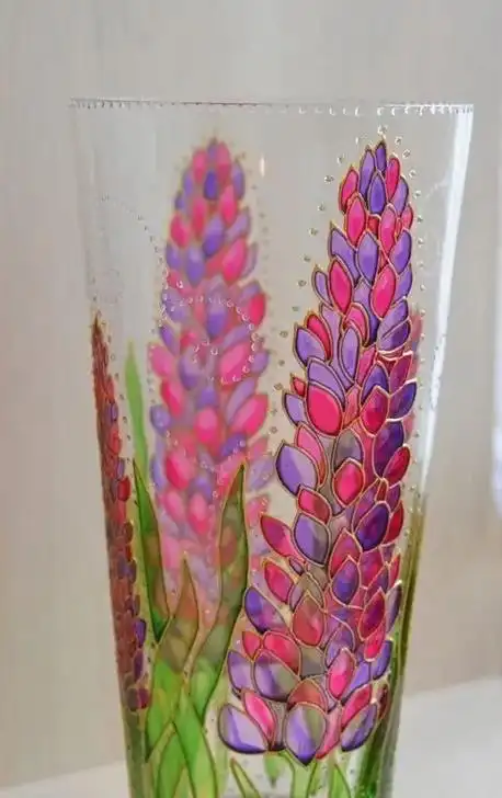 手工diy #玻璃瓶改造 #玻璃画  #不要的瓶子还能这样 - 抖音